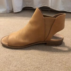 Musse&Cloud Leather Summer Open Toe Ankle Booties